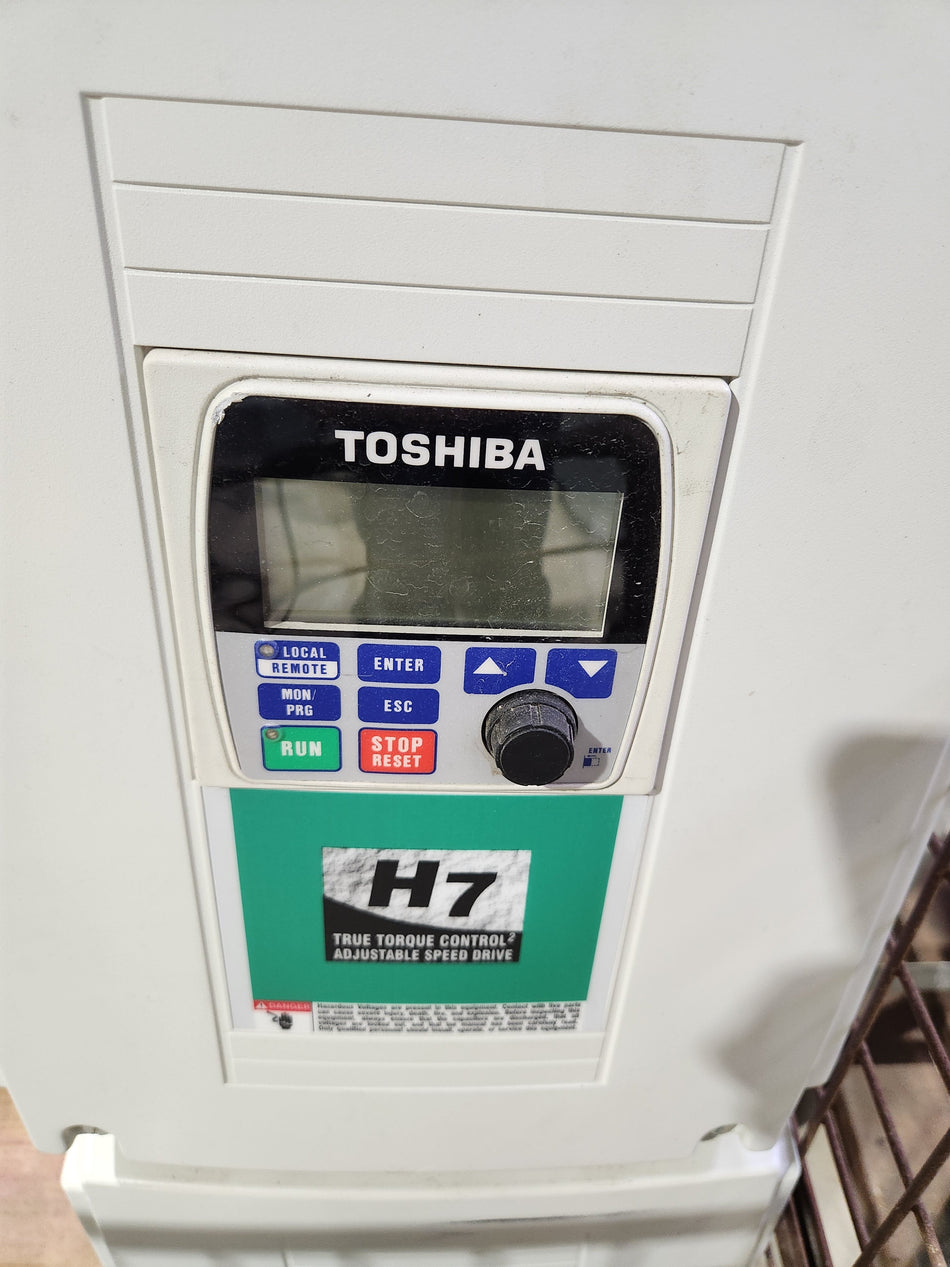 Toshiba Transistor Inverter H7 -VFD- VT130H7U4270 - 30 HP 460v 3Ph 400Hz