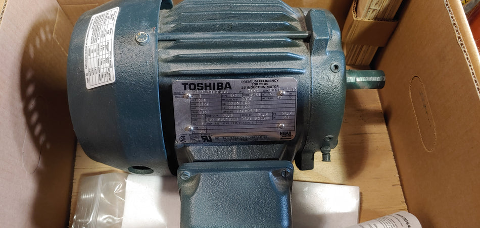 Toshiba 1Hp 575V 1150rpm Frame:145T TEFC