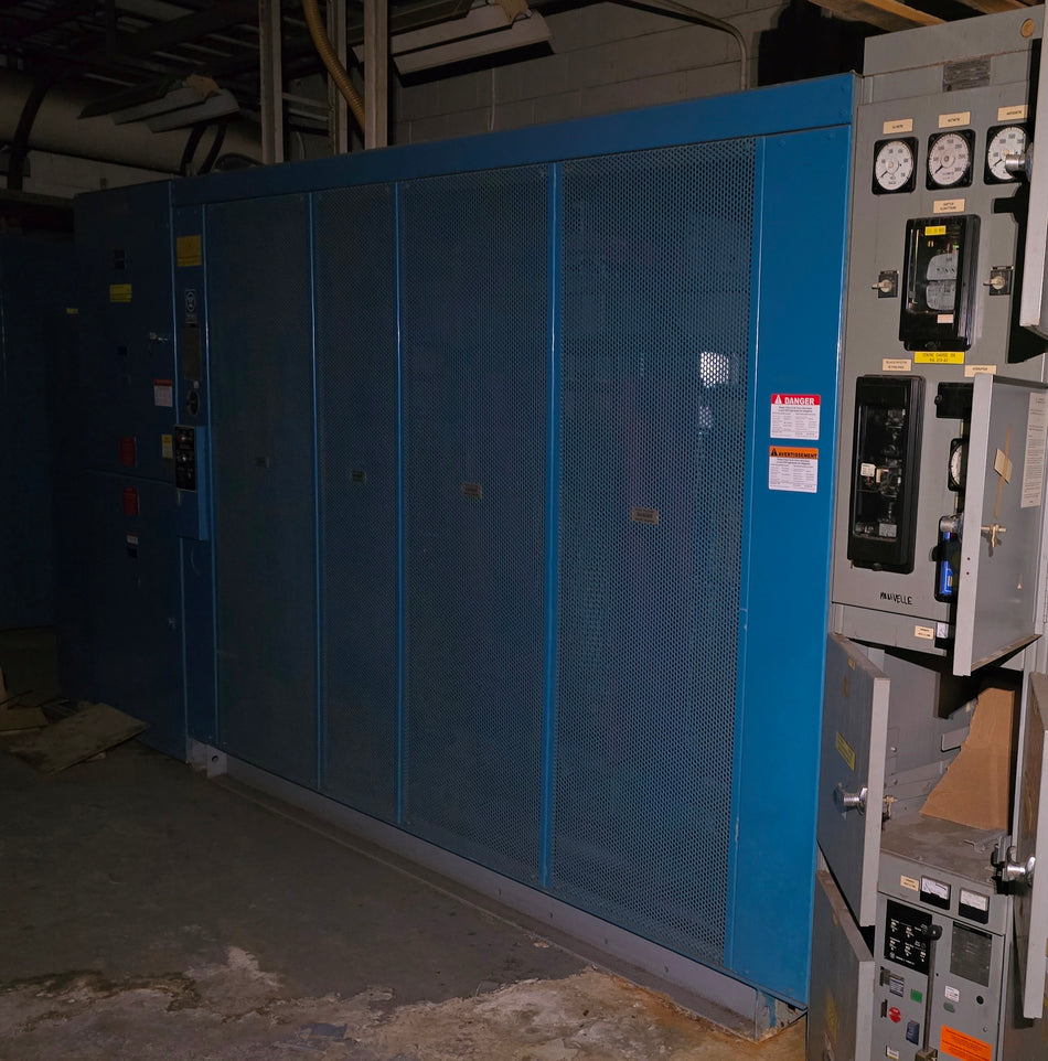 Westinghouse 87F0572 Dry Type Transformer 2.0 MVA 13.8 kV to 600/346 V 3-phase 60 Hz
