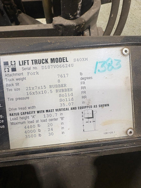 Hyster S40XM Fork Truck