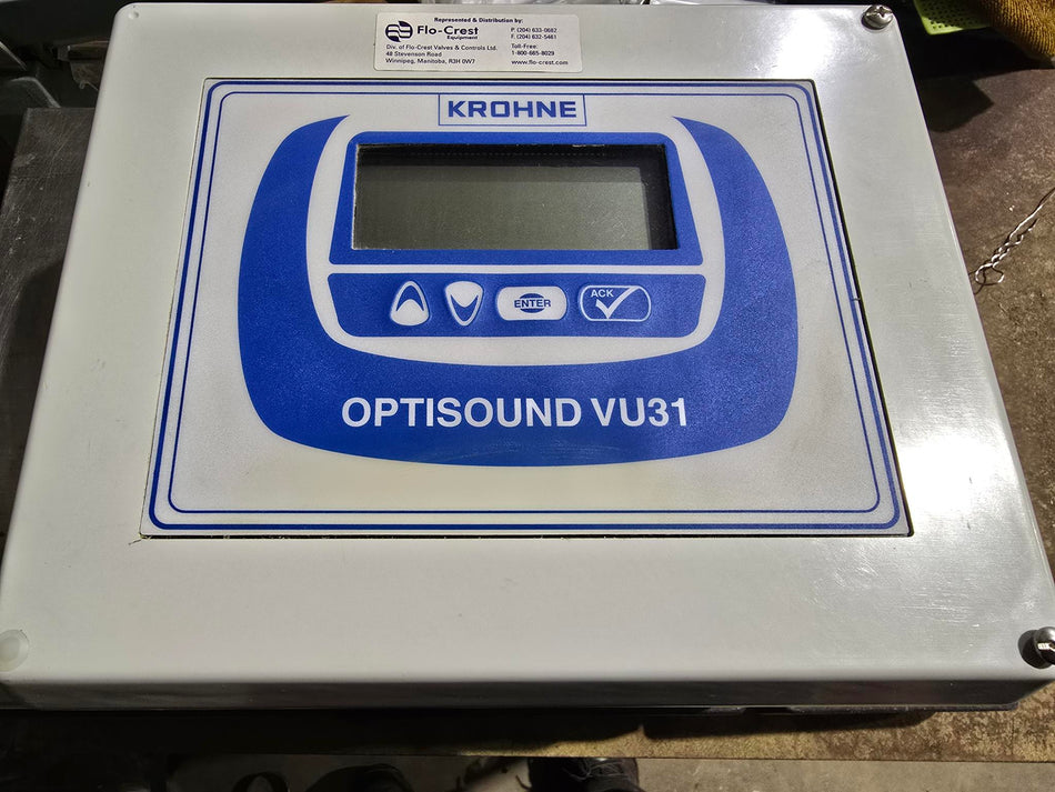 KROHNE OPTISOUND VU31 SERIES