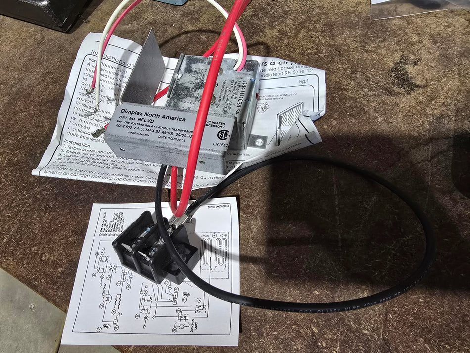 DIMPLEX NORTH AMERICA RFLVD LOW VOLTAGE RELAY WITHOUT TRANSFORMER