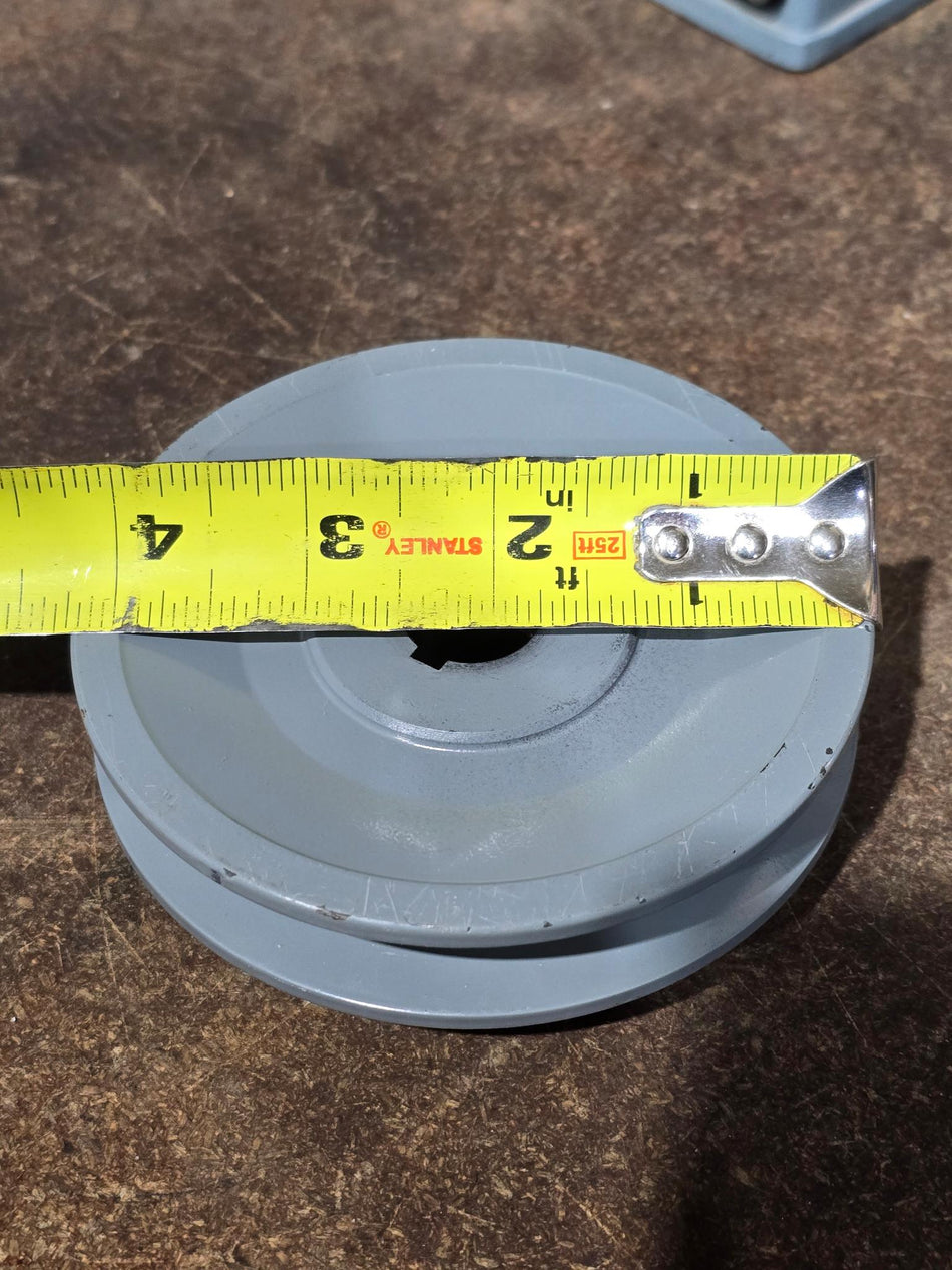 BK45X34 SHEAVE SINGLE GROOVE PULLEY, SET SCREW, KEYED