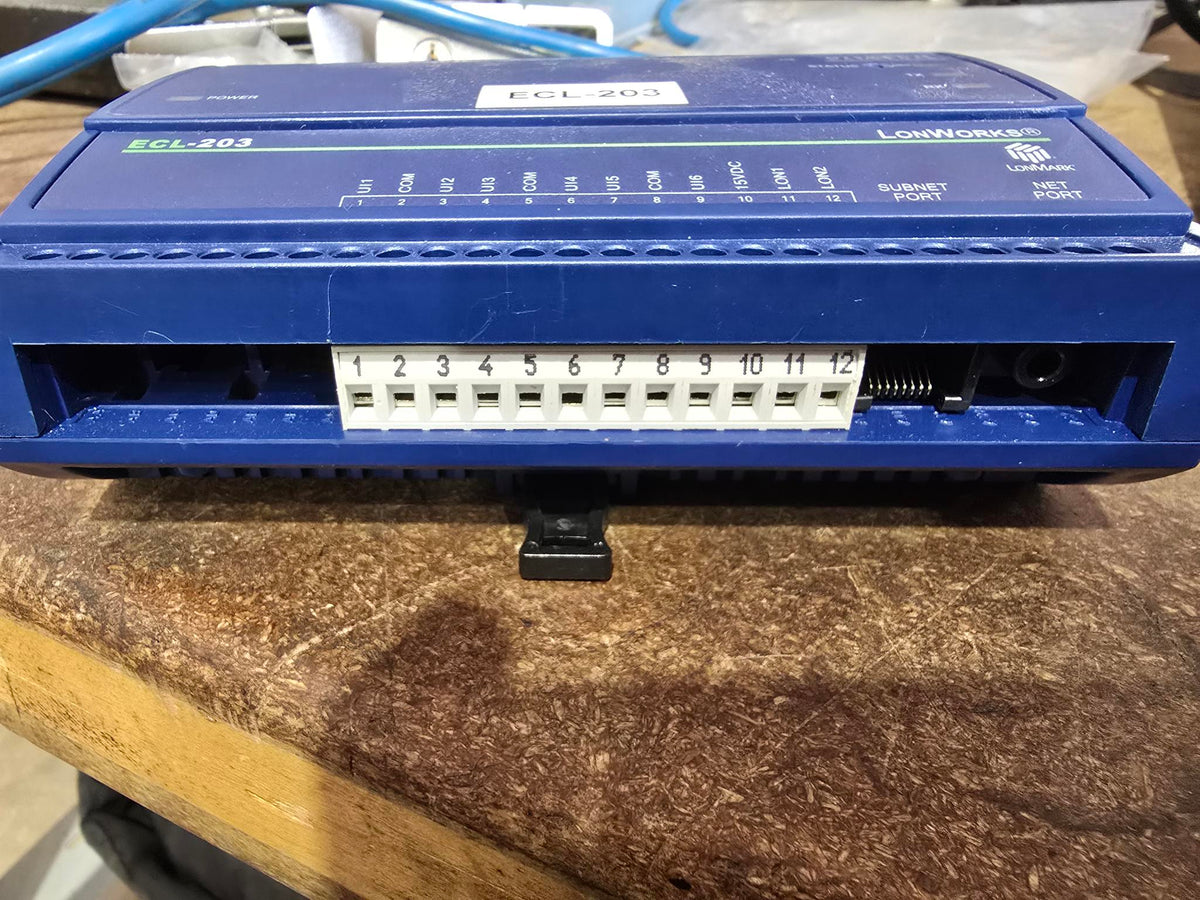 Old Distech Controllers DISTECH CONTROLS ECL-203 PLC LONWORKS (USED) – ETI Sales