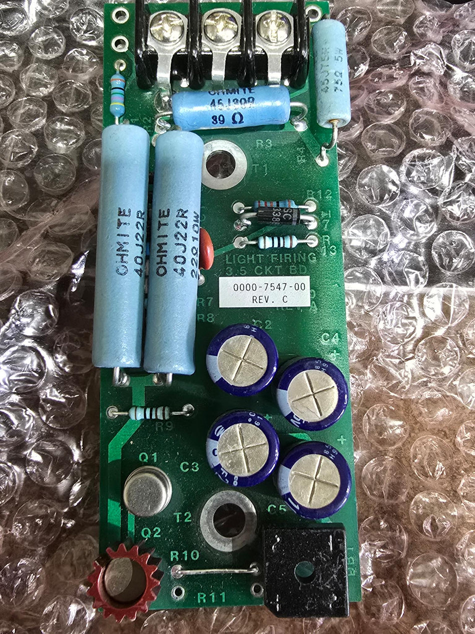 SIEMENS ROBICON LIGHT FIRING 3.5 CKT BD, 0000-7547-00 REV: C