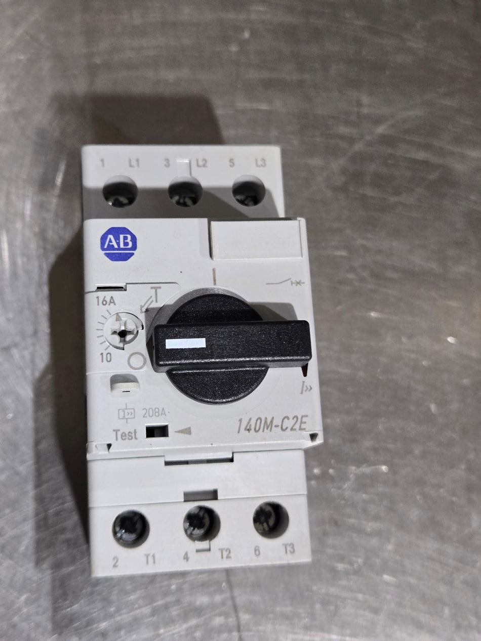 Allen Bradley 140M-C2E-C16 Motor Protector/Circ Breaker 10-16A, Series B