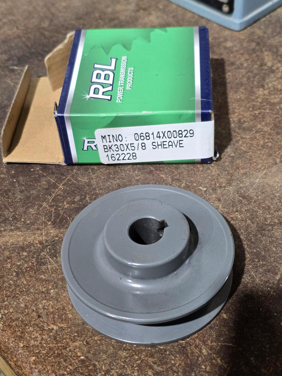 RBL 30X5/8 SHEAVE, 3-1/8" OD