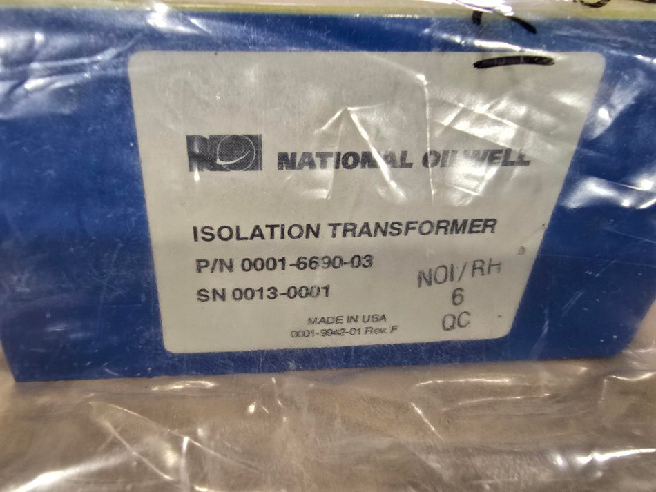 NATIONAL OILWELL 0001-6690-03 Isolation Transformer