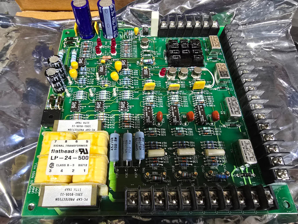ROBICON - SIEMENS ANSALDO ROSS HILL UNBALANCE AND OVERCURRENT CAPACITOR PROTECTION BOARD, FAB 0000-9106-02, REV:A