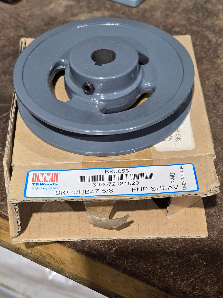 TB WOODS BK50/HB47, BORE: 5/8"
