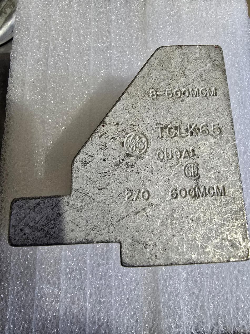 General Electric TCLK65 Lug 8-500 kcmil 2 Port 1 Mounting Hole (Kit of 3 Used)