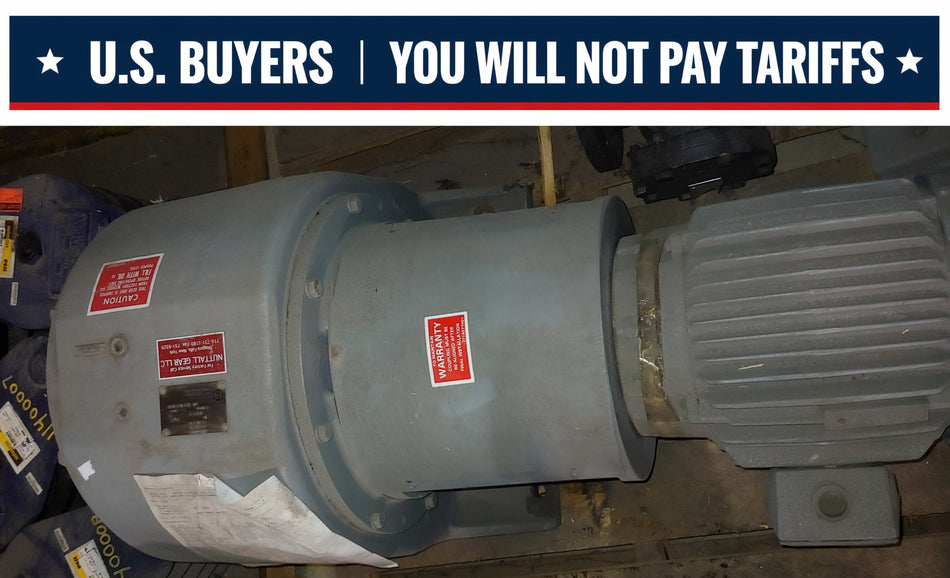 UCC Gear Drive 4325-229, Ratio 36.65:1, 10 HP, 575v