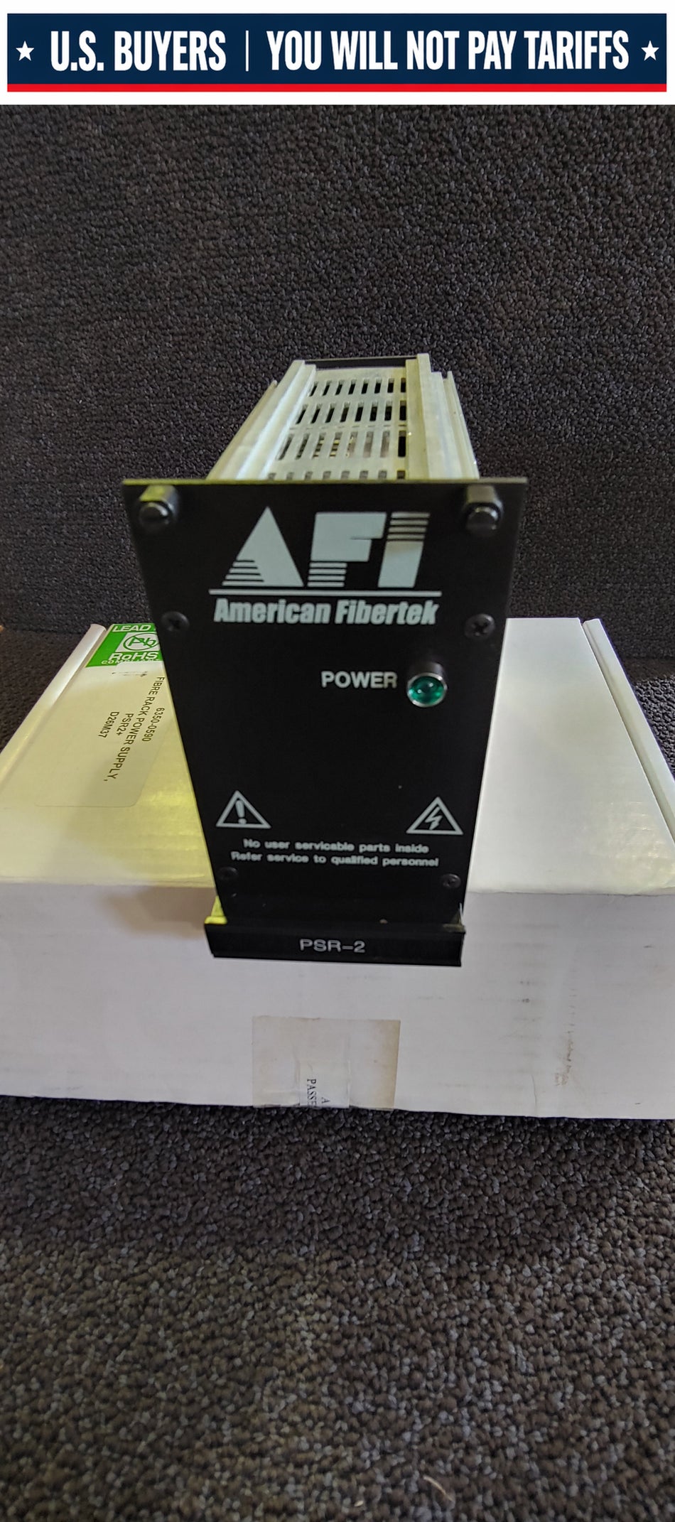 American Fibertek PSR-2 Switching 100w DC Power Supply