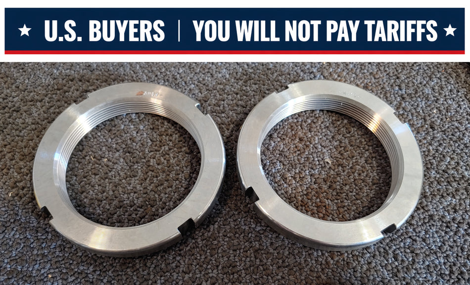 Lot of 2  AN17 Bearing Locknuts