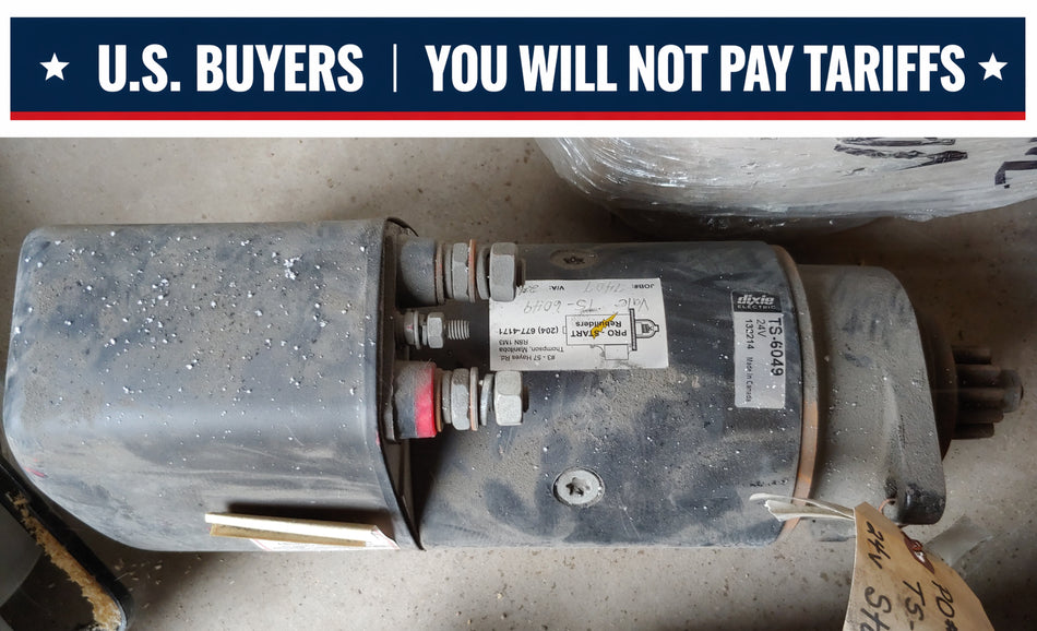 Dixie TS-6049 Starter, 24V with solenoid, refurbished never installed