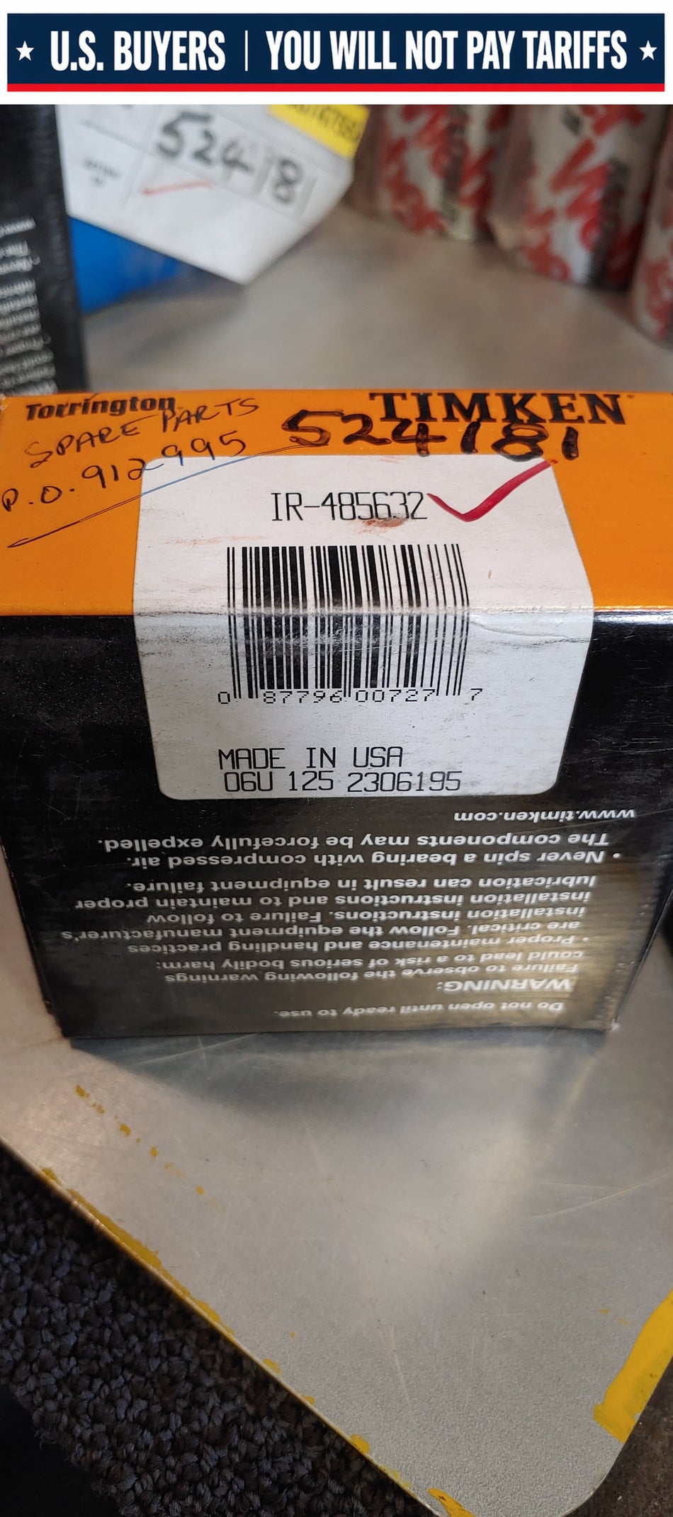 Timken Ir-485632 Inner ring