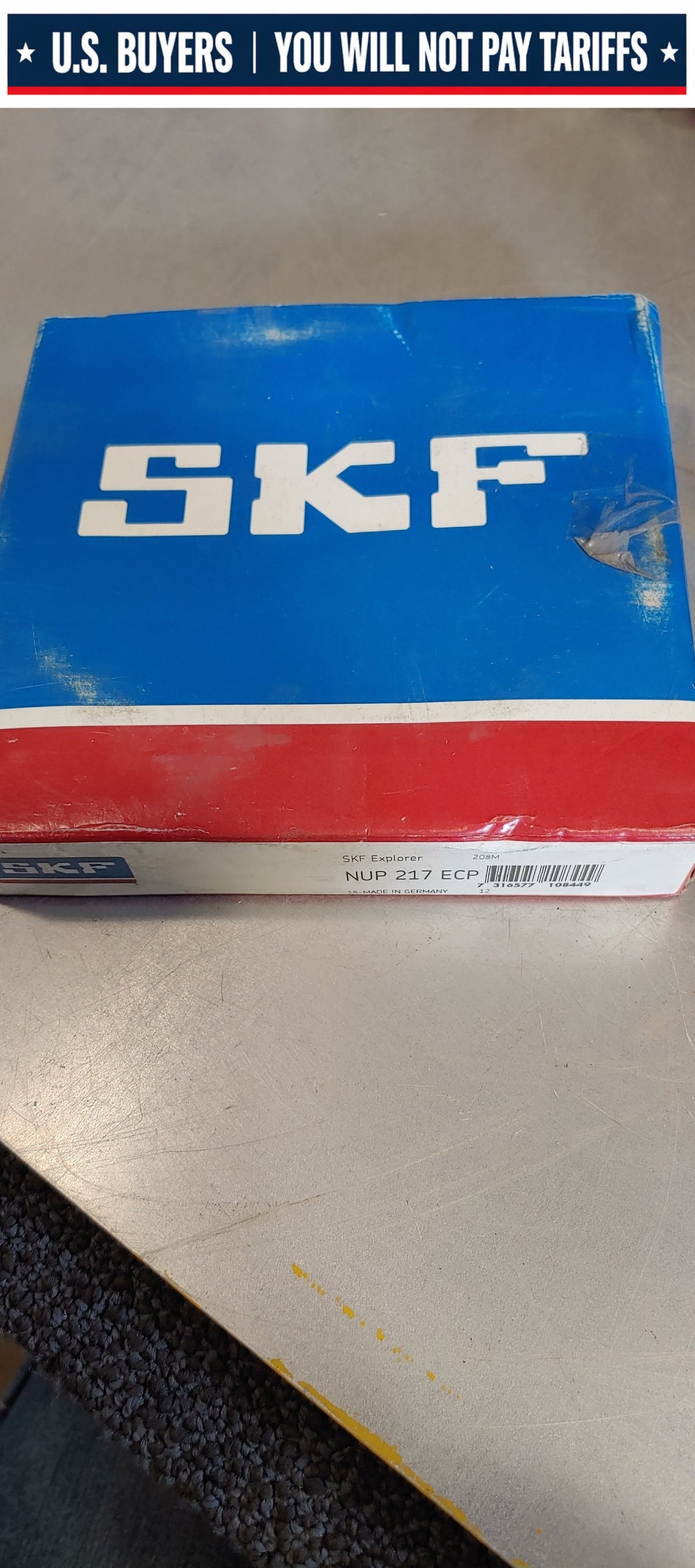 SKF NUP 217 ECP Roller bearing