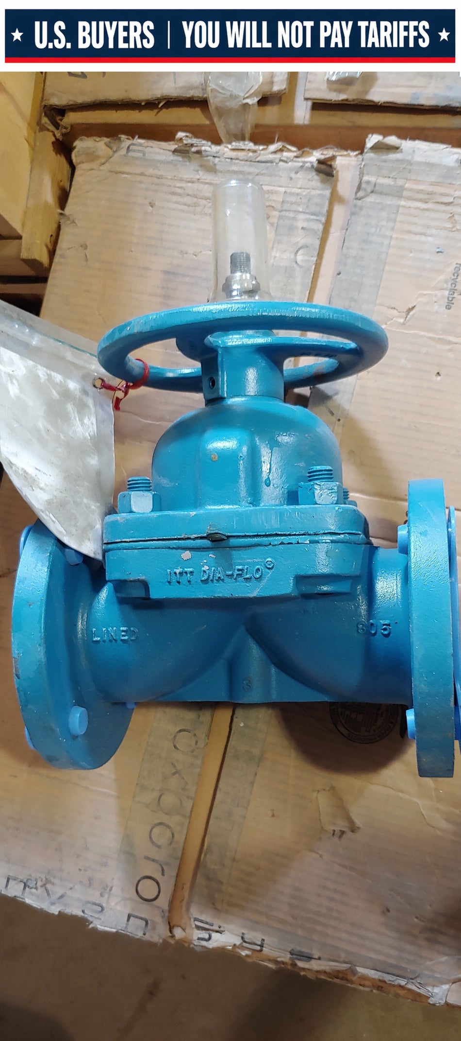 ITT Engineered 3" Valve 2537-00M-052 DIA-Flo