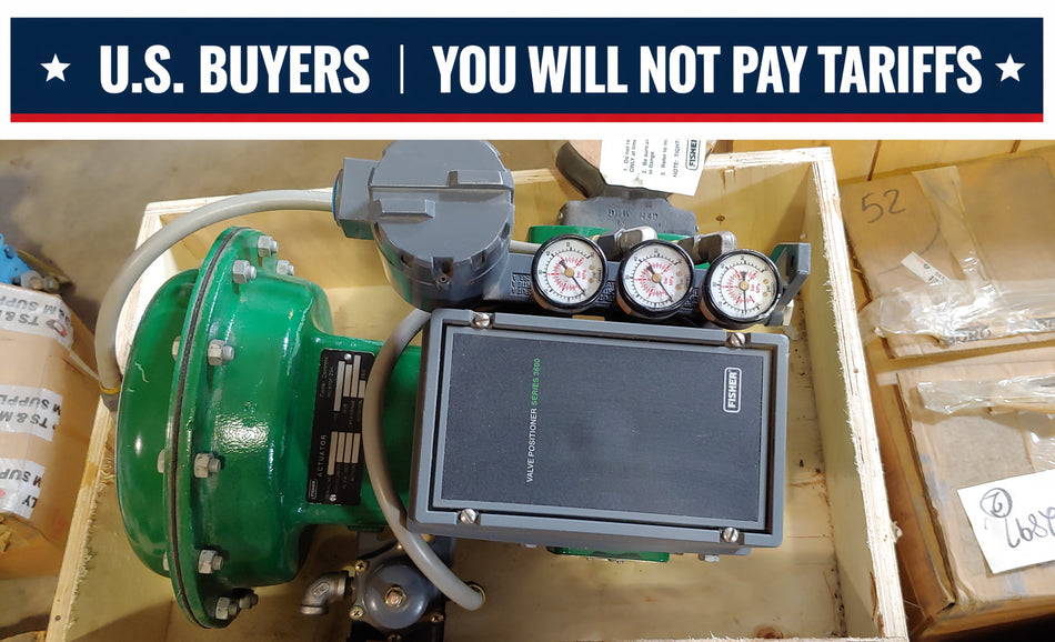 Fisher Control Valve 1051 Actuator with differential pressure gauge