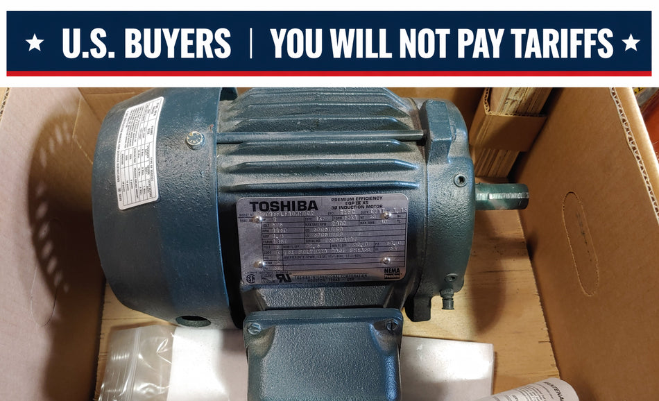Toshiba 1Hp 575V 1150rpm Frame:145T TEFC
