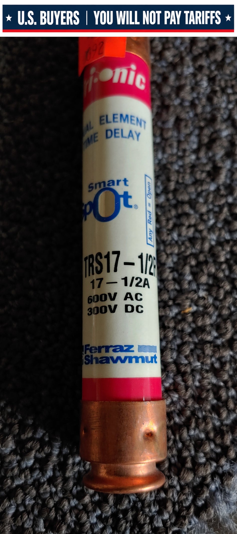 Ferraz Shawmut TRS17-1/2R  17-1/2Amp Fuse