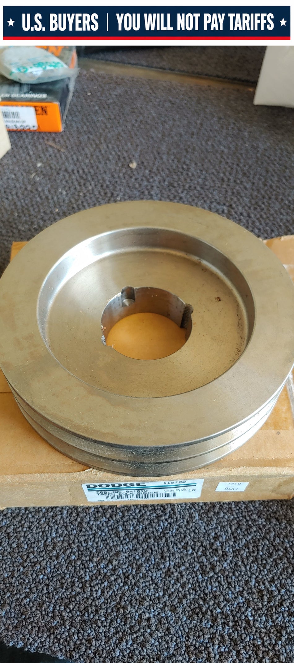Dodge 118228 2A6.4B6.8-1610 Taper-Lock Sheave 2 Groove