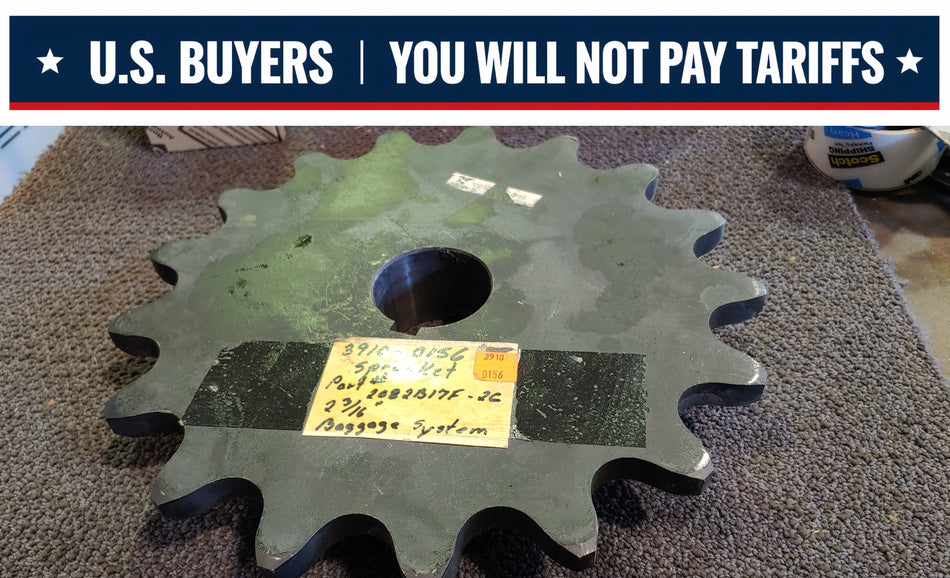 2082 17 Teeth Sprocket 2-3/16" Bore  approx 10" Diameter