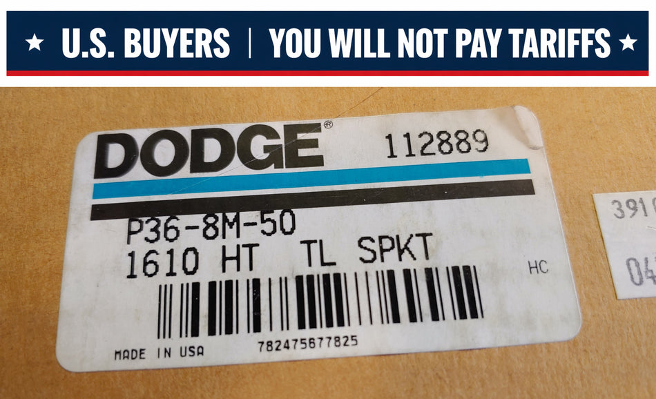 DODGE 112889 P36-8M-50 1610 HT TL SPKT