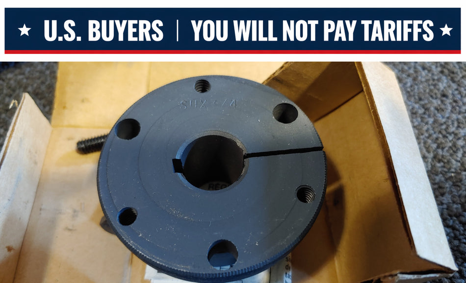 SH 3/4 Quick Disconnect Bushing - SH Bushing, 0.7500 in Bore, 2.6875 in Flg OD, 1.2500 in LTB, Material: Cast Iron
