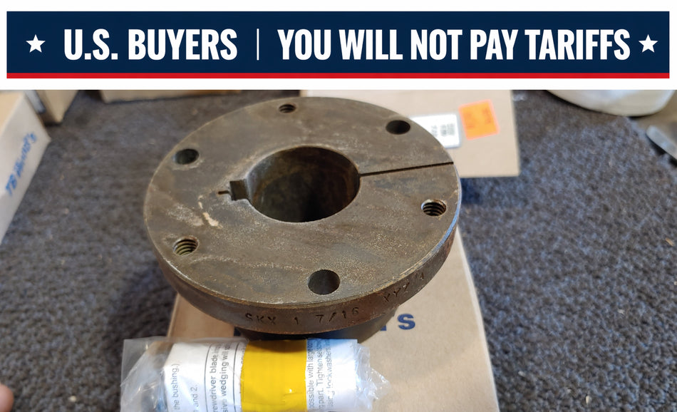 TB Woods SK1716 Quick Disconnect Bushing - SG Bushing, 1-7/16" 1.4375 in Bore, 3.8750 in Flg OD, 1.8750 in LTB