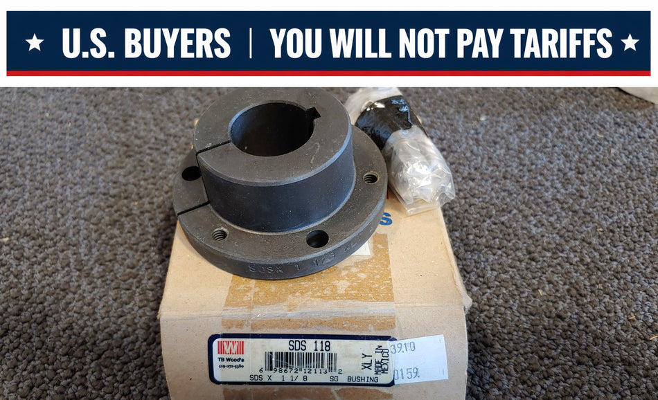 TB Woods (Altra) SDS118 Quick Disconnect Bushing - SDS Bushing, 1.1250 in Bore, 3.1875 in Flg OD, 1.3125 in LTB