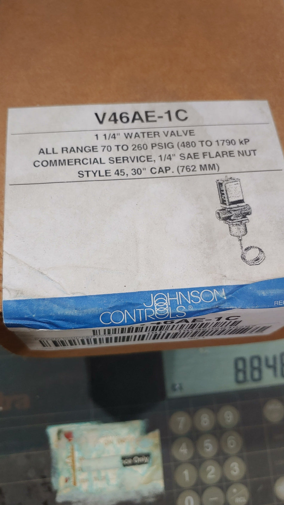 Johnson Controls V46AE-1C 1-1/4" water valve
