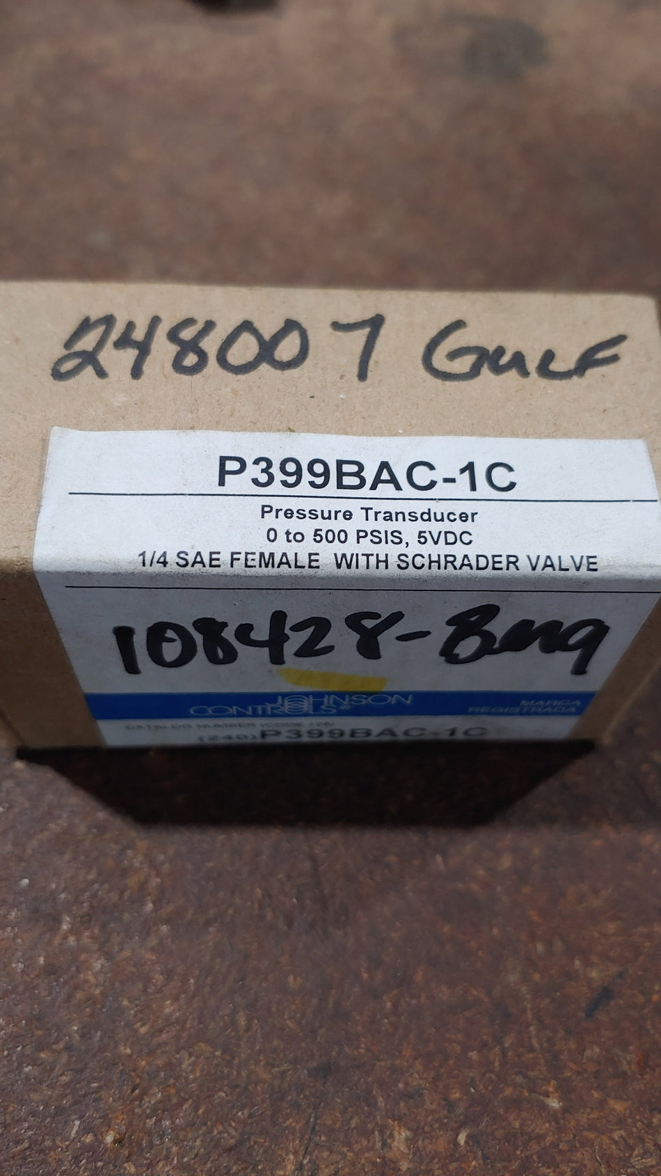 Johnson Controls P399BAC-1C Pressure Transducer