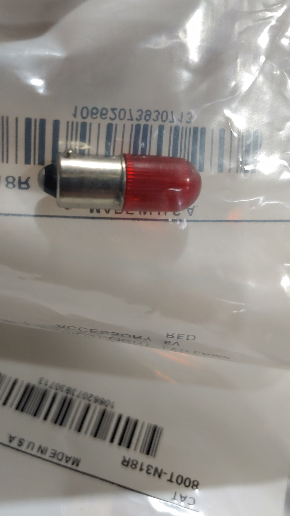 Allen-Bradley 800T-N318R Lamp, LED, 6V AC , Red, Replacement Part