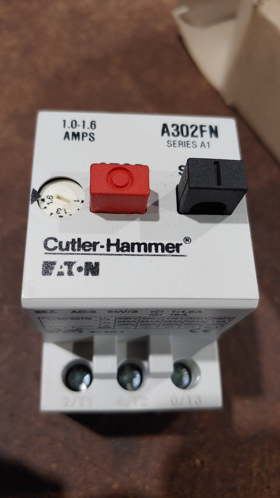 Cutler Hammer A302-FN Starter Motor Protector 1-1.6 Amp