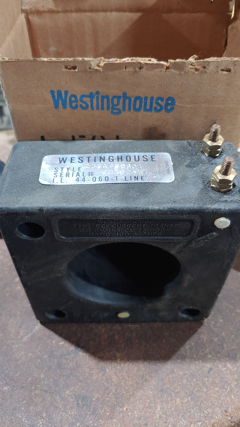 Westinghouse 237A970G01 100/5a Current Transformer WT-4