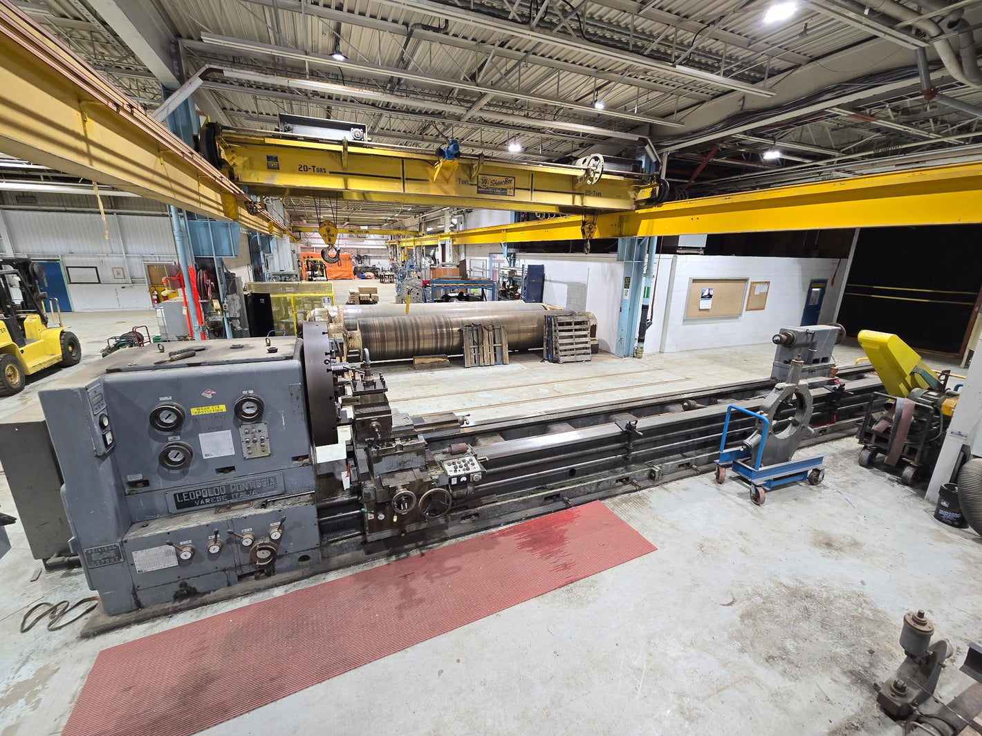 Leopoldo Pontiggia Varese Manual Gearbox Lathe