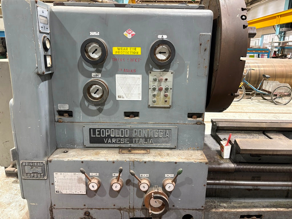 Leopoldo Pontiggia Varese Manual Gearbox Lathe