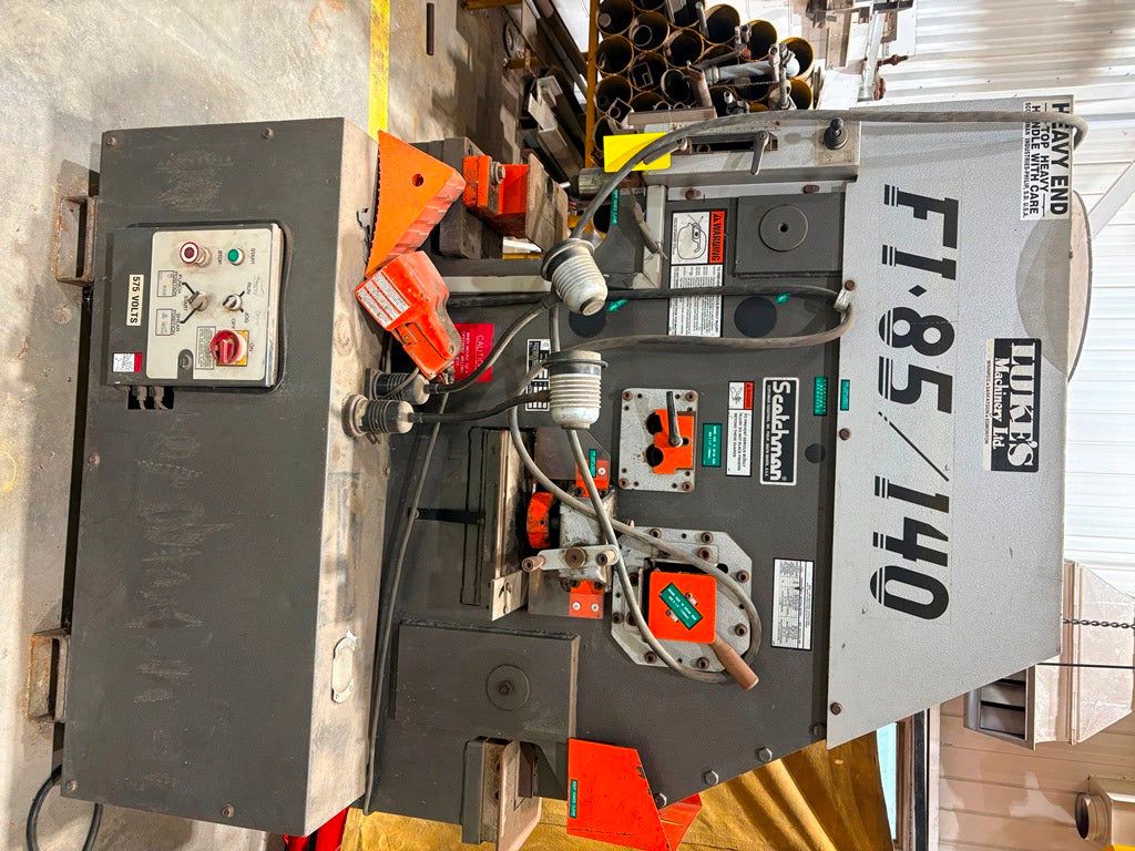 Lukes Machinery Ltd. FT-85/140 Ironworker