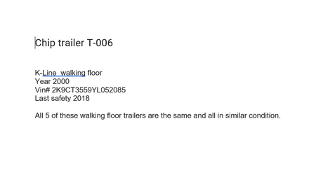 K-Line Chip Van Trailer