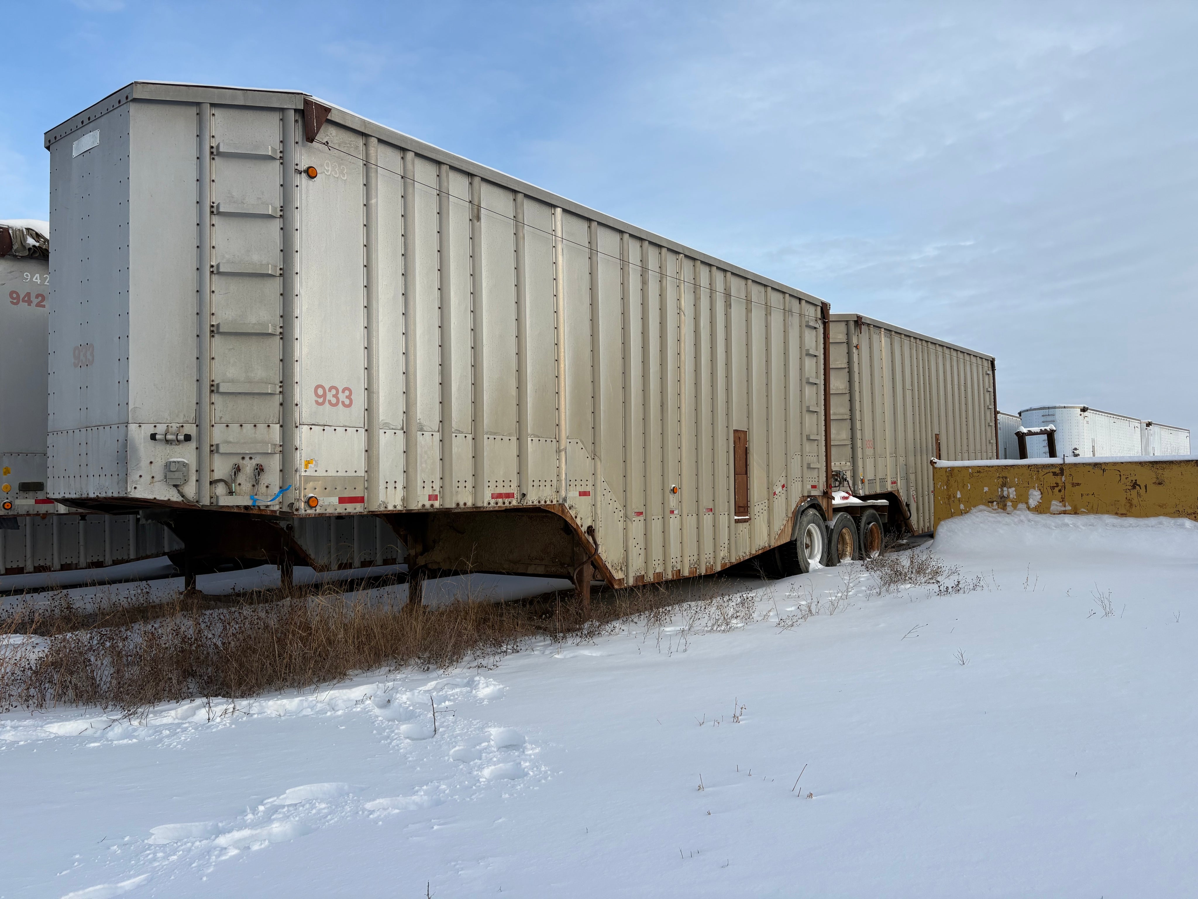 Peerless Bottom Dump Chip Trailer