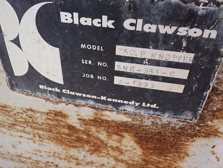 Black Clawson 750.P Knotter