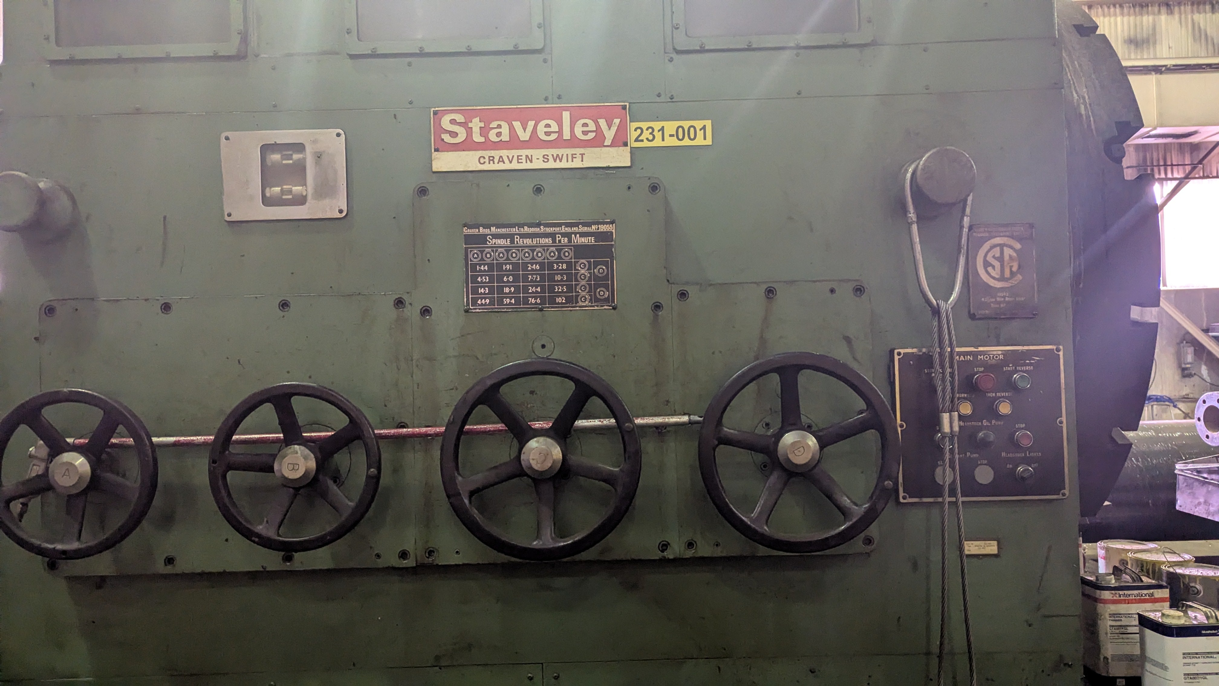 Staveley Industrial Roll Grinding Machine