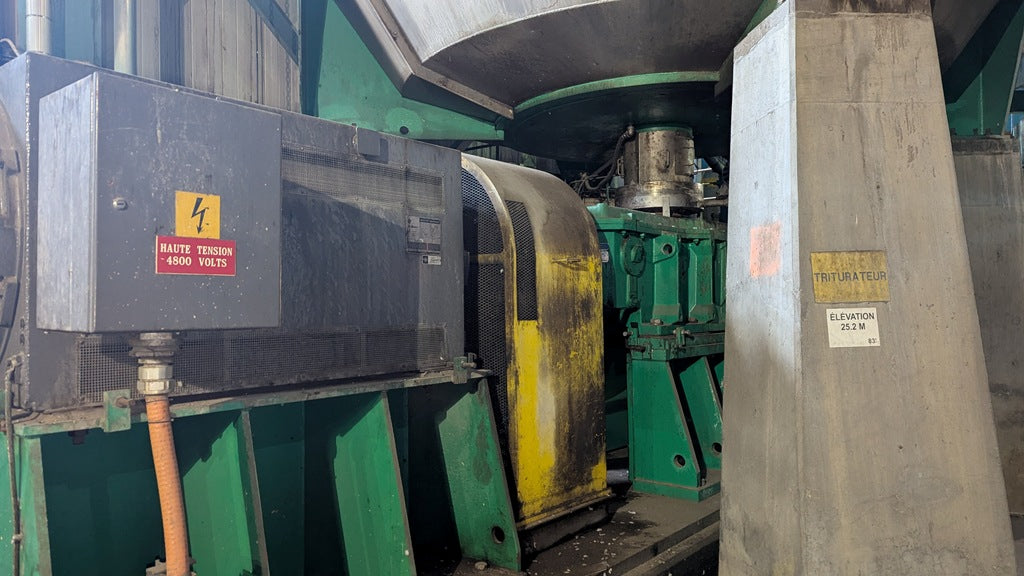 1200 HP Kvaerner Hymac High Consistency Pulper