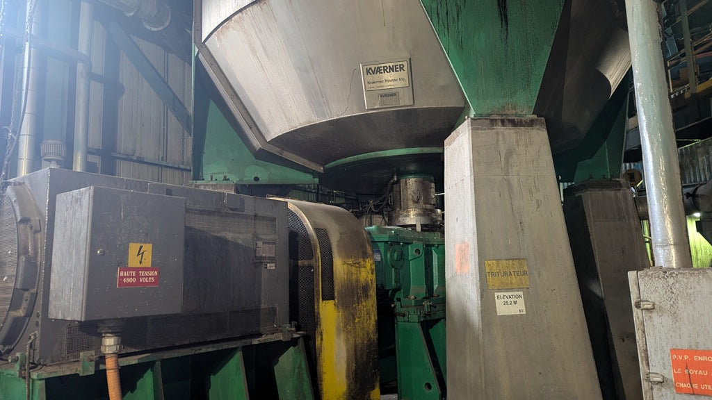 1200 HP Kvaerner Hymac High Consistency Pulper