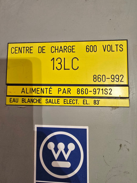 Westinghouse 2000 KVA ASL Transformer 13800/600Y V 3 Phase 60 Hz