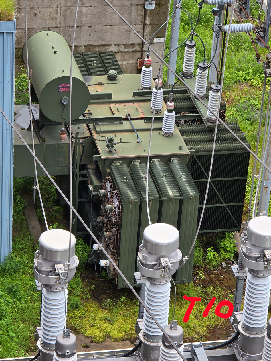 Ferranti-Packard 44112 Power Transformer 84 MVA 69000-13800 Y/7967 V 60 Hz