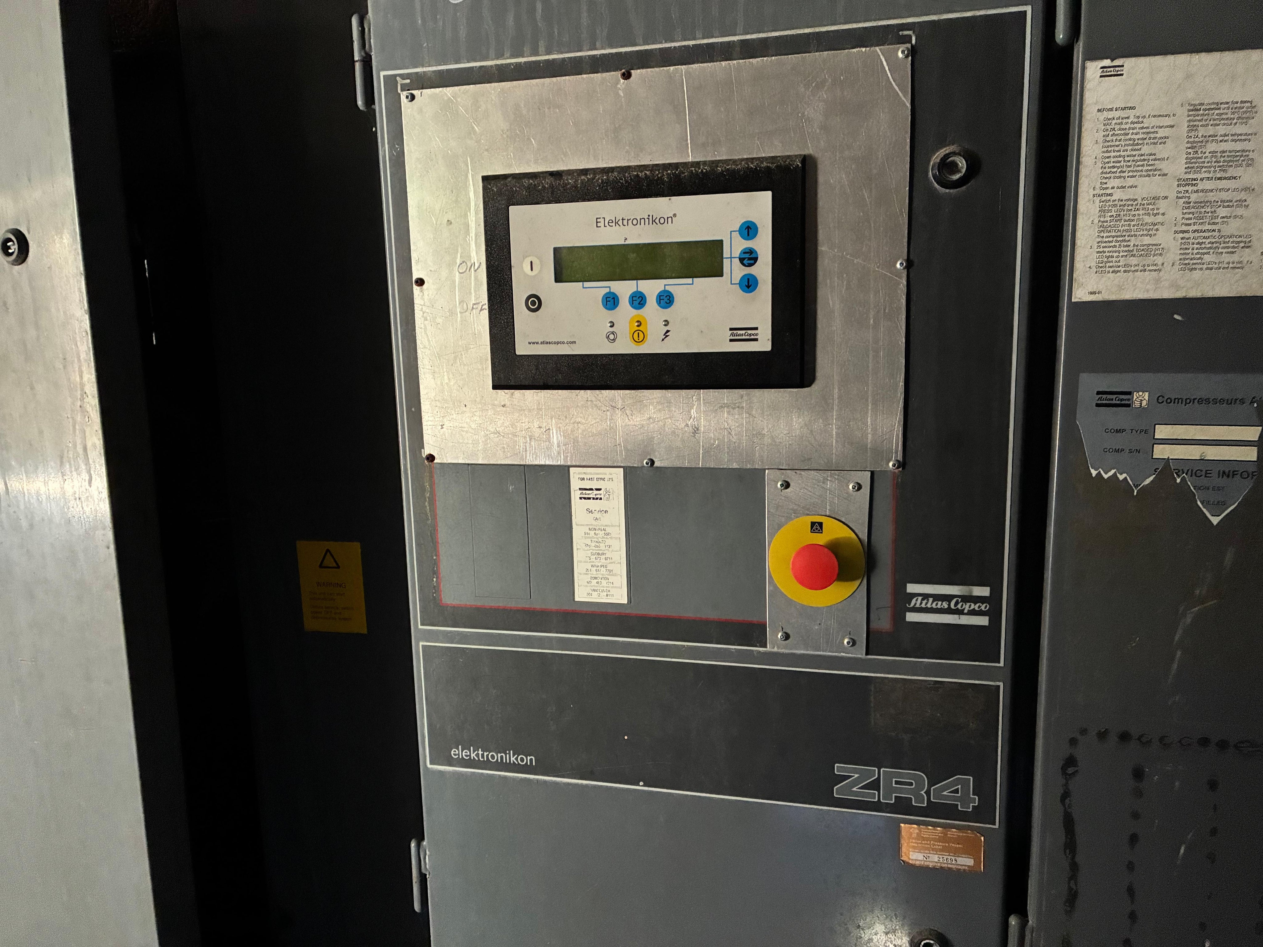 Atlas Copco ZR4 Oil Free Air Compressor