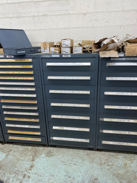 Parts Room with Cabinets and Fasteners