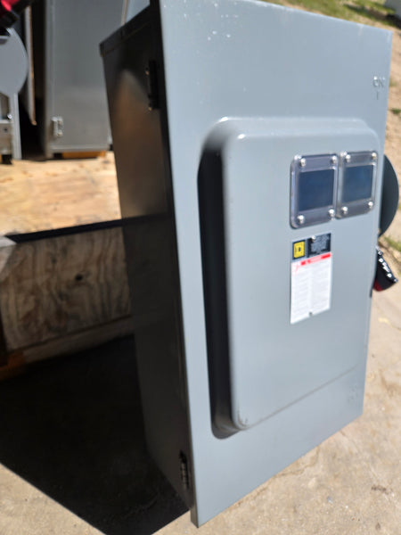 Square D CHU364AWK Heavy Duty Safety Switch, 200 A, 600 Vac/600 Vdc - 50/60 Hz - Enclosure Type: Type 3R, 5 or 12 - Single throw - Environmental Rating: Rainproof; dust tight